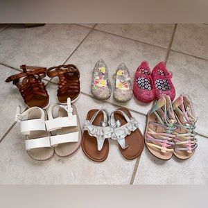 Toddler Girl Size 6 Sandal Bundle